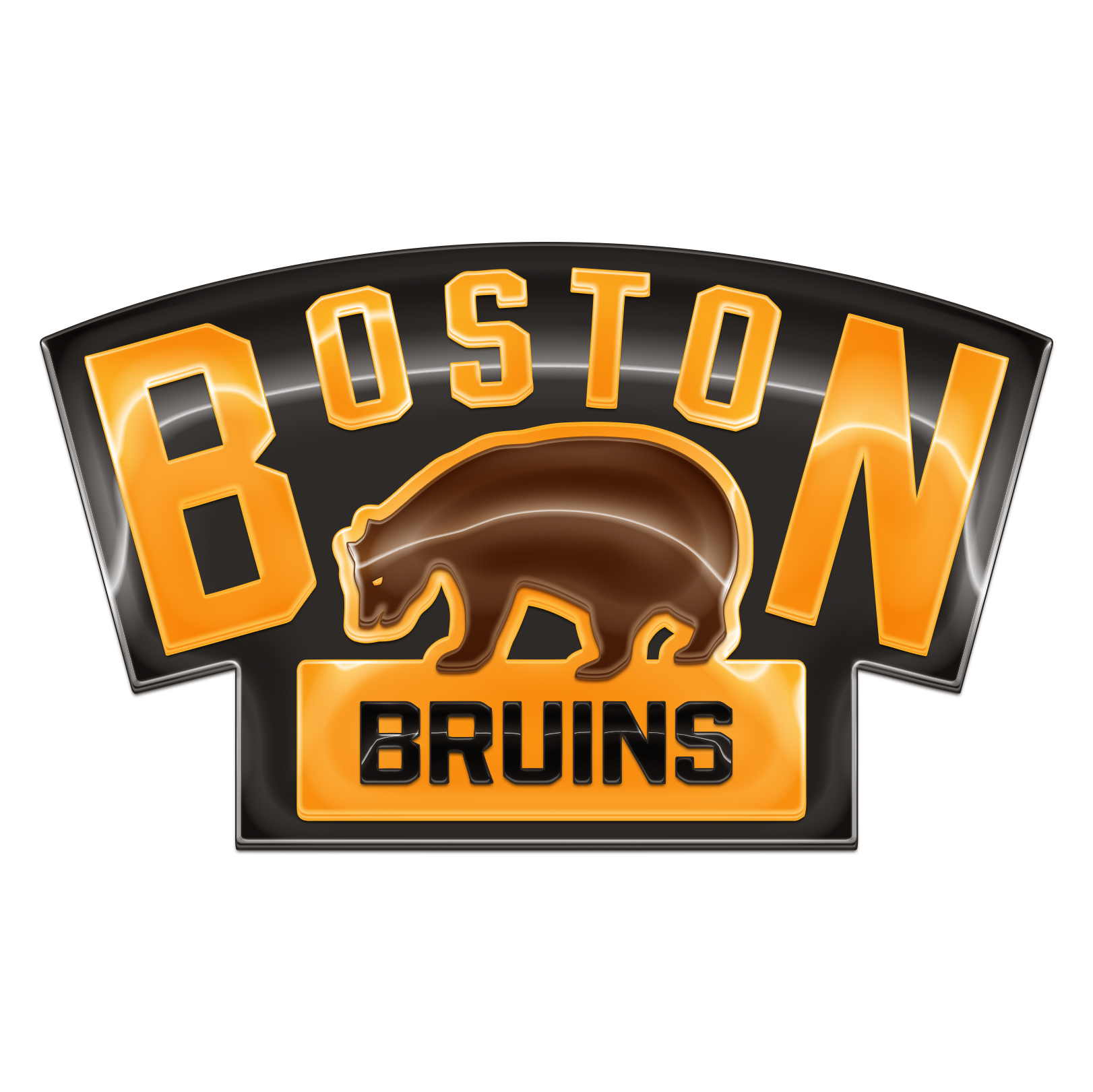 Boston Bruins Crystal Logo vinyl decal